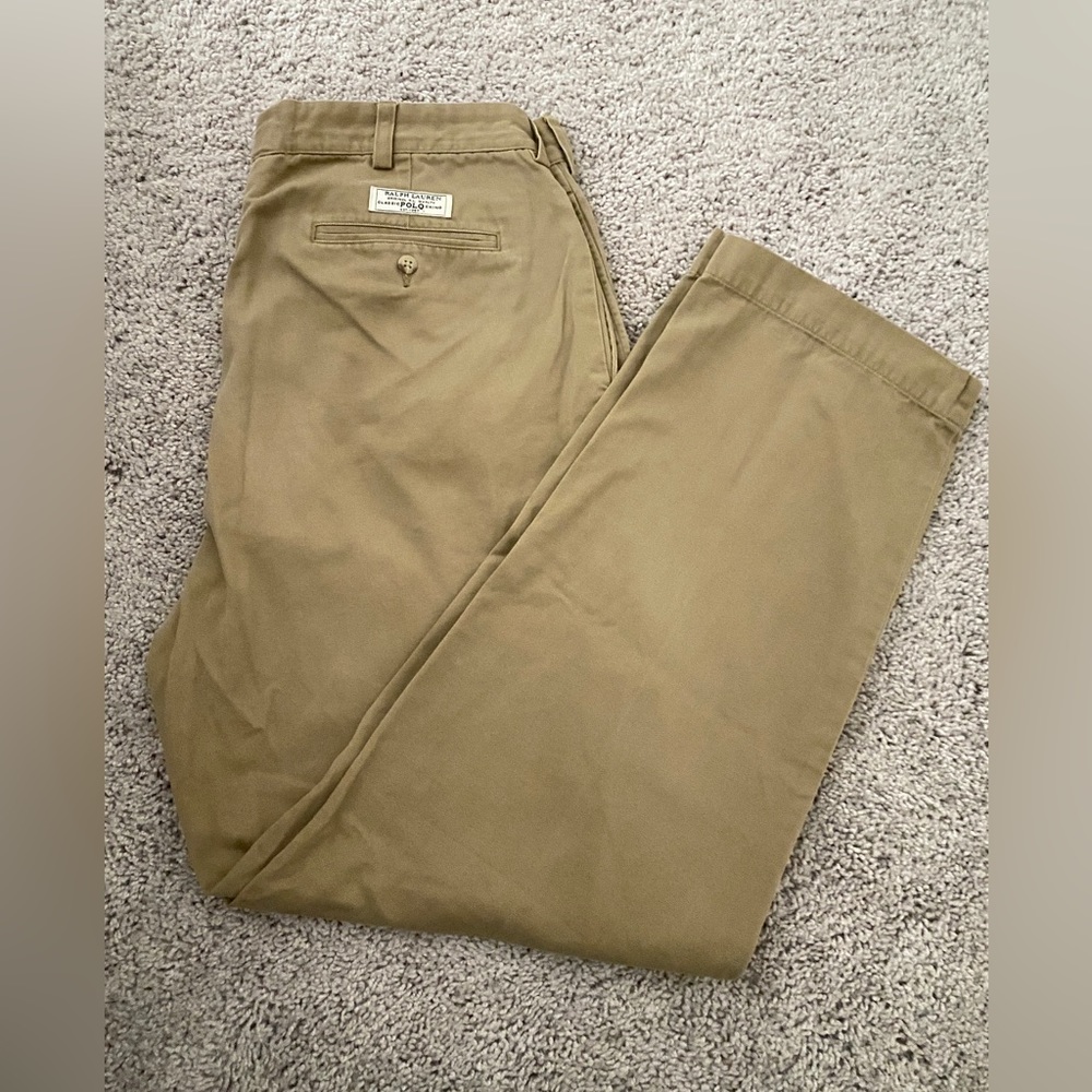 Polo by Ralph Lauren Andrew Khaki Chino Pants 36x32